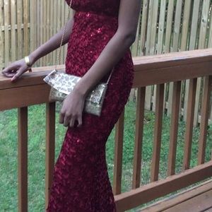 Red dress from Ricarica. Has been only worn once